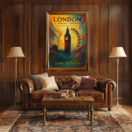 London A Timeless Symphony Poster PosterGoat