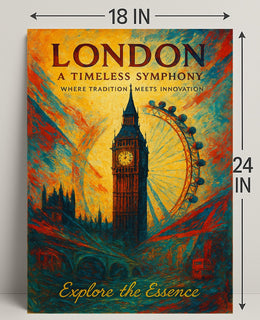 London A Timeless Symphony Poster PosterGoat