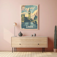 London Big Ben Travel Art - Urban Cityscape Poster PosterGoat