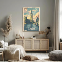 London Big Ben Travel Art - Urban Cityscape Poster PosterGoat