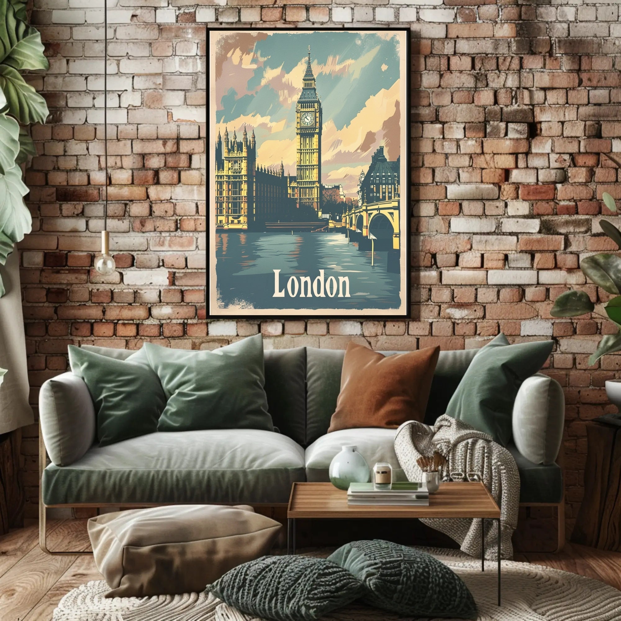 London Big Ben Travel Art - Urban Cityscape Poster PosterGoat