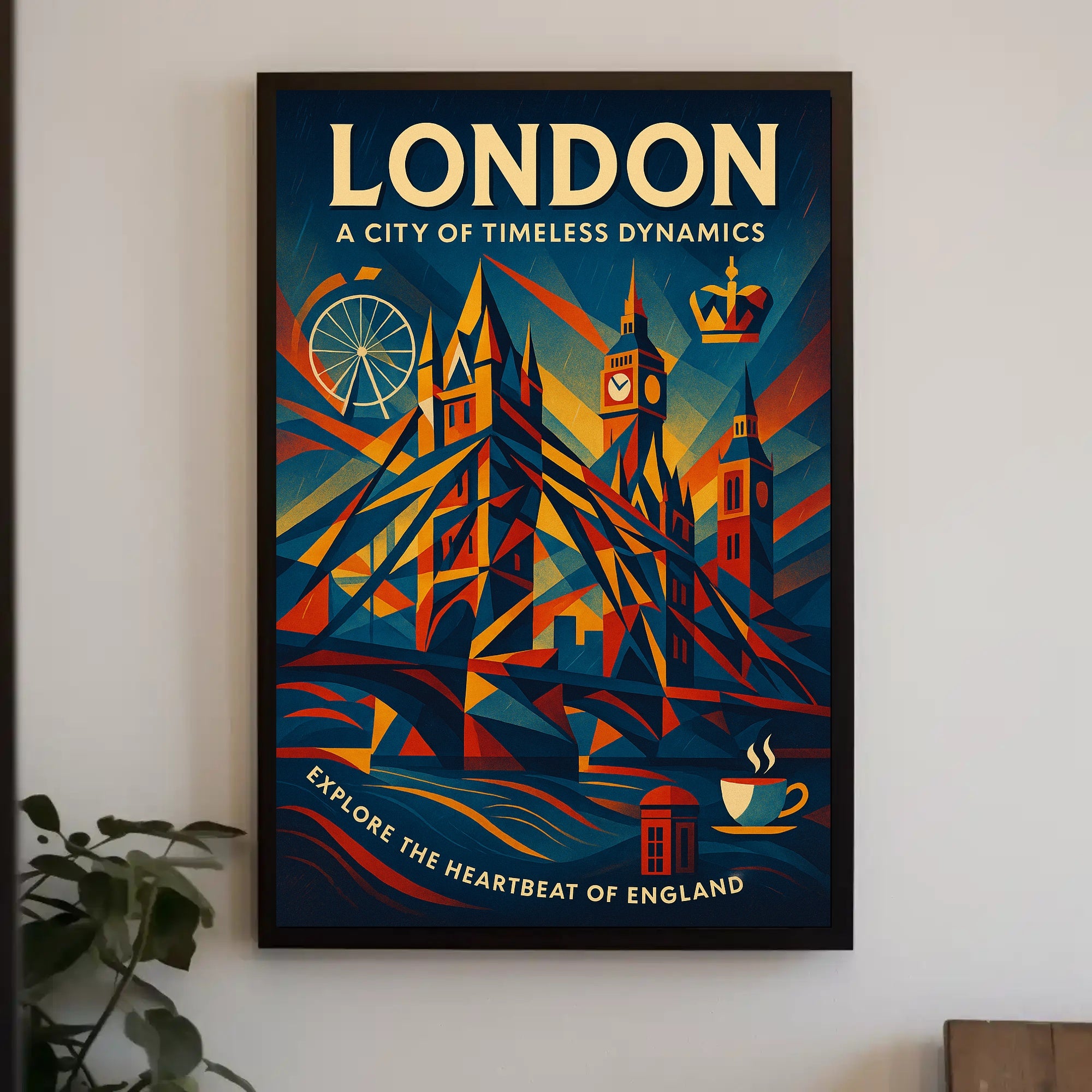 London Timeless Dynamics Wall Art Print PosterGoat