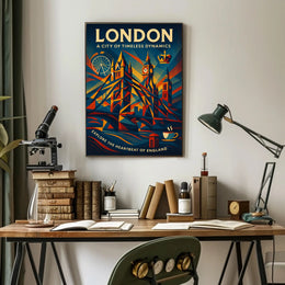 London Timeless Dynamics Wall Art Print PosterGoat