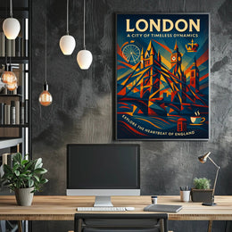 London Timeless Dynamics Wall Art Print PosterGoat