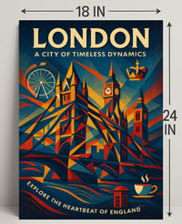 London Timeless Dynamics Wall Art Print PosterGoat