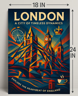 London Timeless Dynamics Wall Art Print PosterGoat