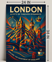 London Timeless Dynamics Wall Art Print PosterGoat