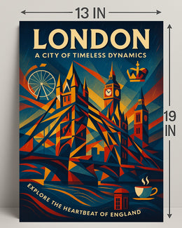 London Timeless Dynamics Wall Art Print PosterGoat