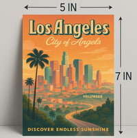 Los Angeles City Of Angels Poster PosterGoat