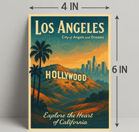 Los Angeles City of Angels Poster PosterGoat