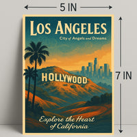 Los Angeles City of Angels Poster PosterGoat