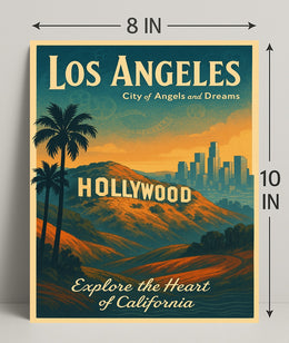Los Angeles City of Angels Poster PosterGoat