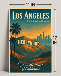 Los Angeles City of Angels Poster PosterGoat