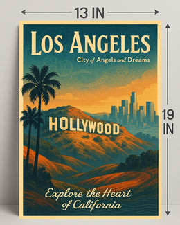 Los Angeles City of Angels Poster PosterGoat