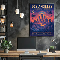 Los Angeles City of Dreams Poster Art Print PosterGoat