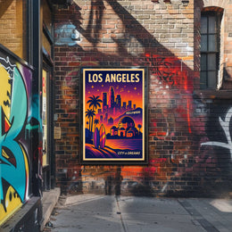 Los Angeles City of Dreams Poster PosterGoat