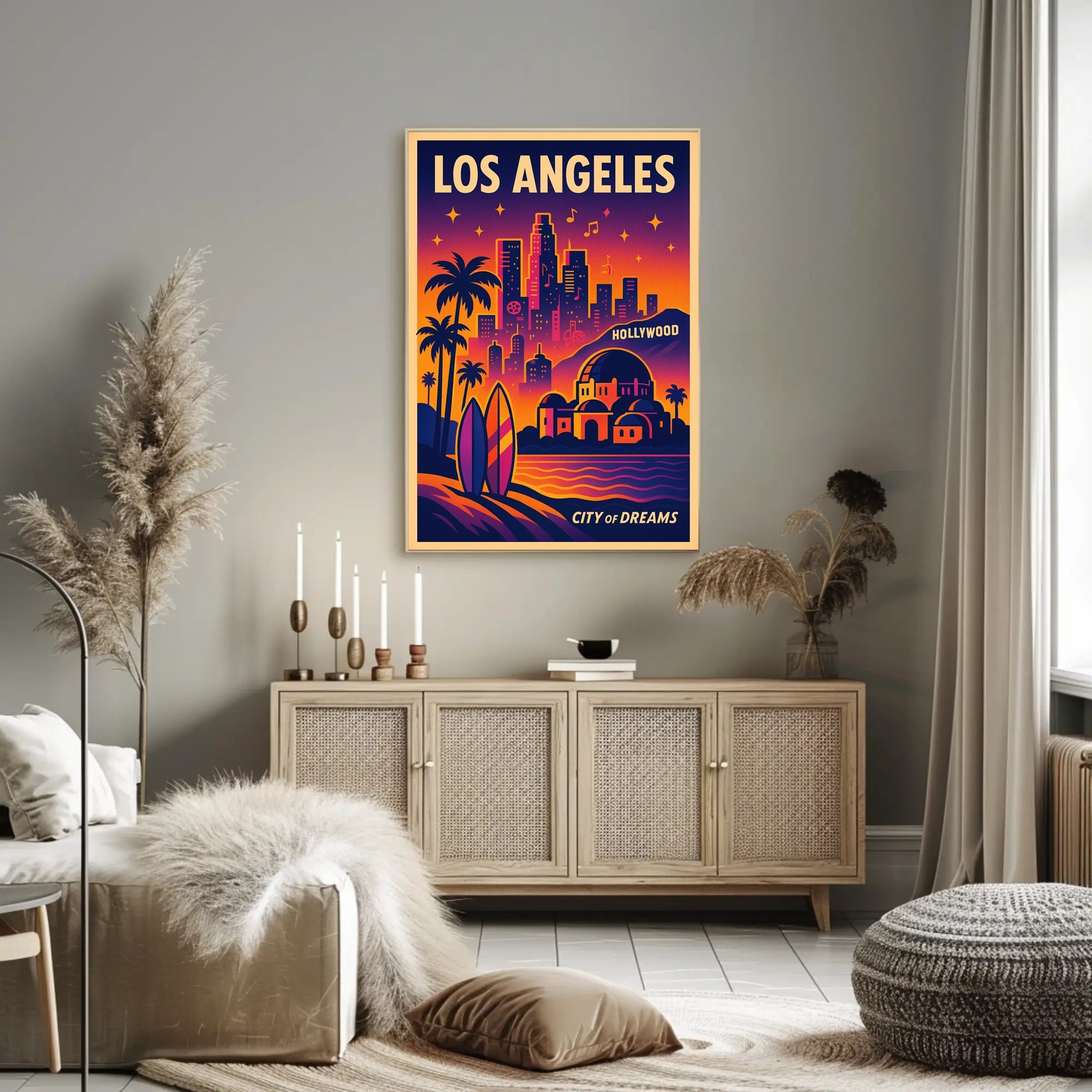 Los Angeles City of Dreams Poster PosterGoat