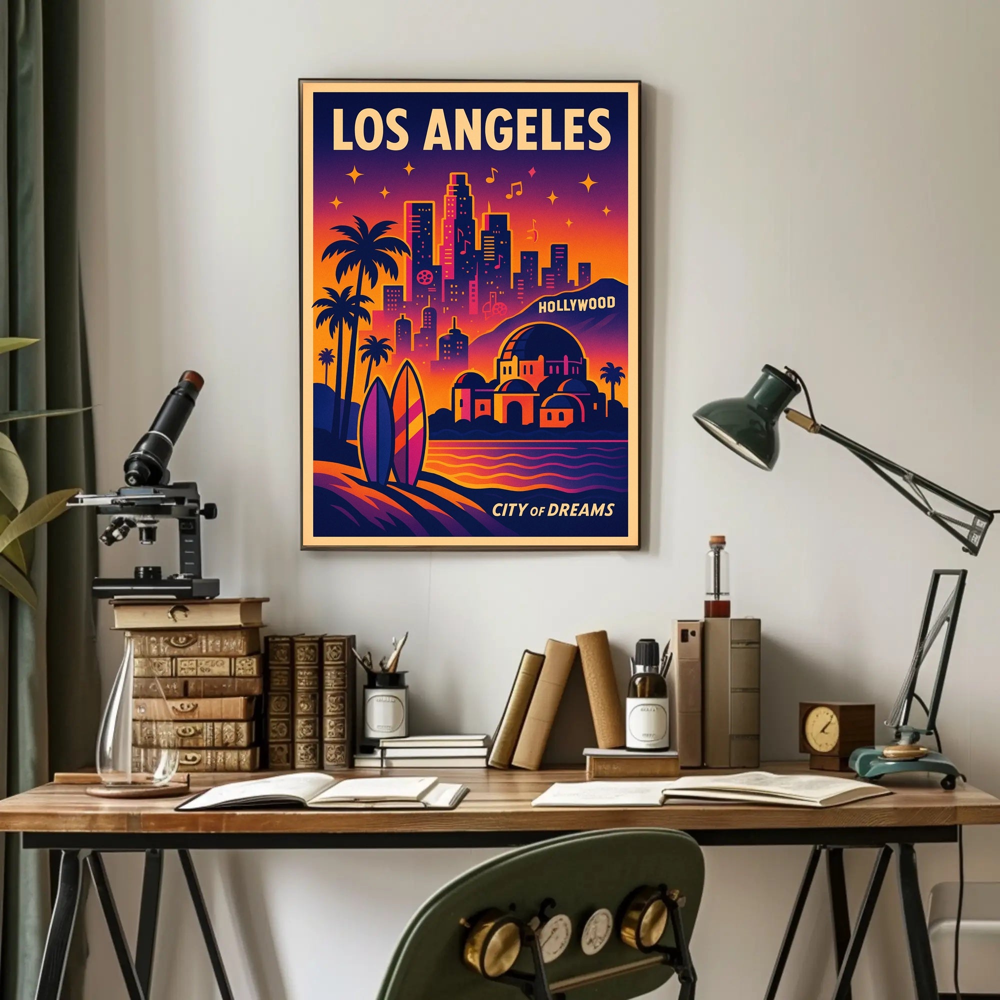 Los Angeles City of Dreams Poster PosterGoat
