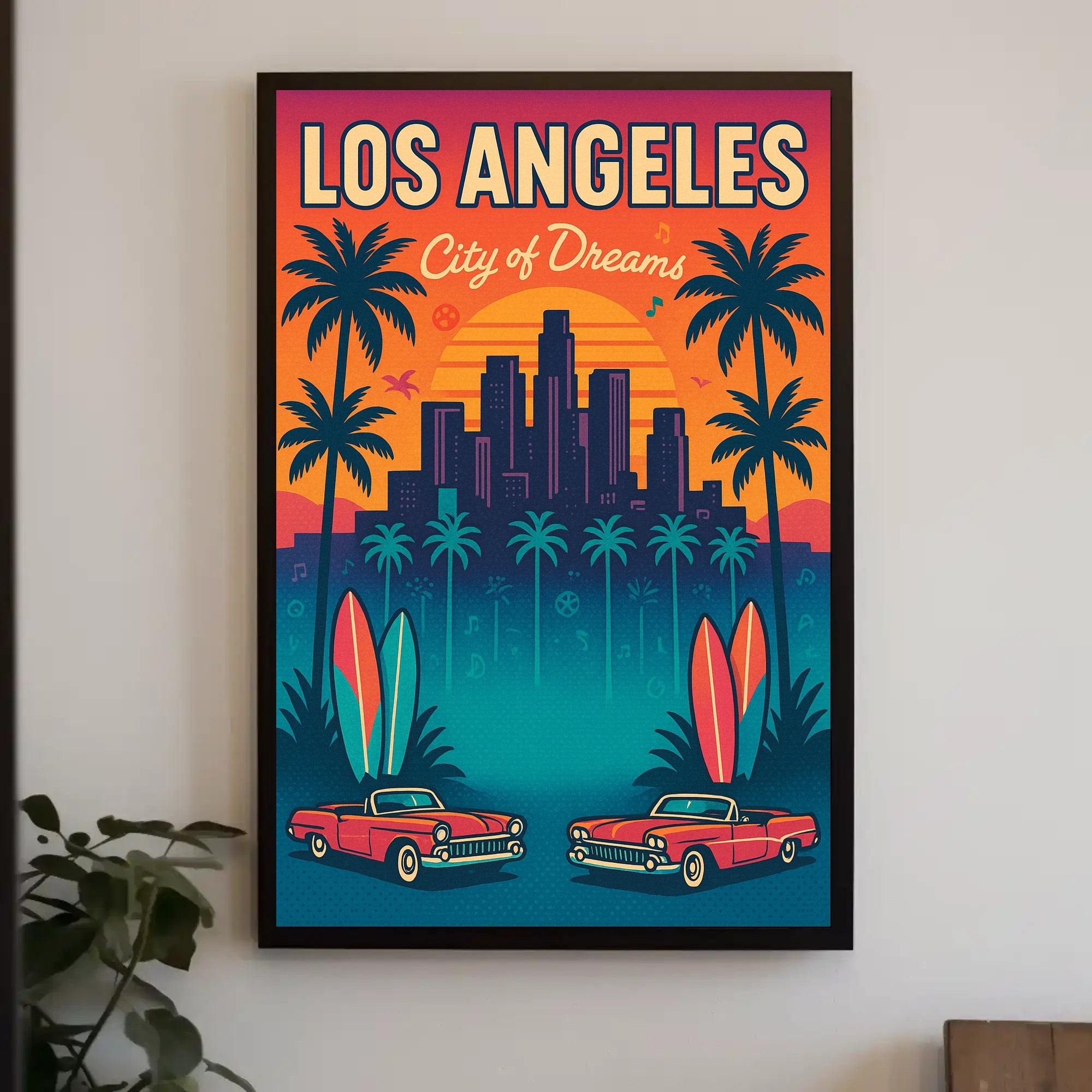 Los Angeles City of Dreams Poster PosterGoat
