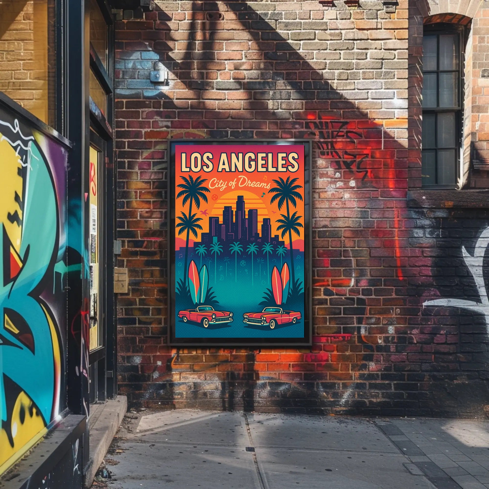 Los Angeles City of Dreams Poster PosterGoat