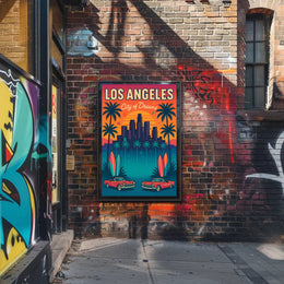 Los Angeles City of Dreams Poster PosterGoat