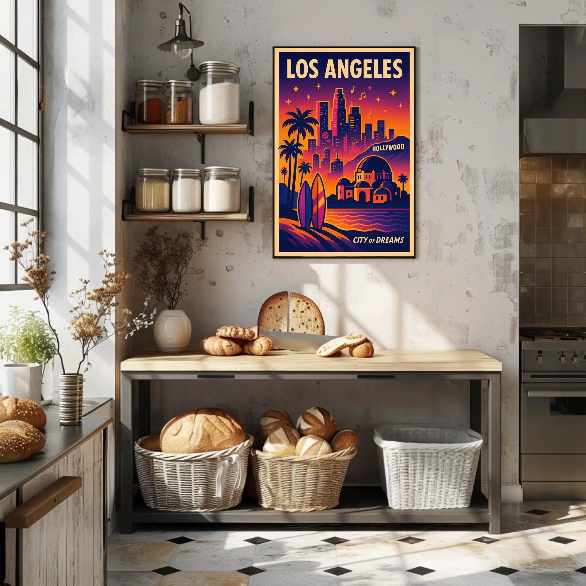Los Angeles City of Dreams Poster PosterGoat
