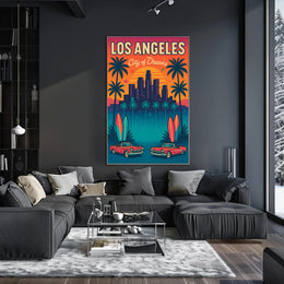 Los Angeles City of Dreams Poster PosterGoat
