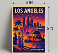 Los Angeles City of Dreams Poster PosterGoat