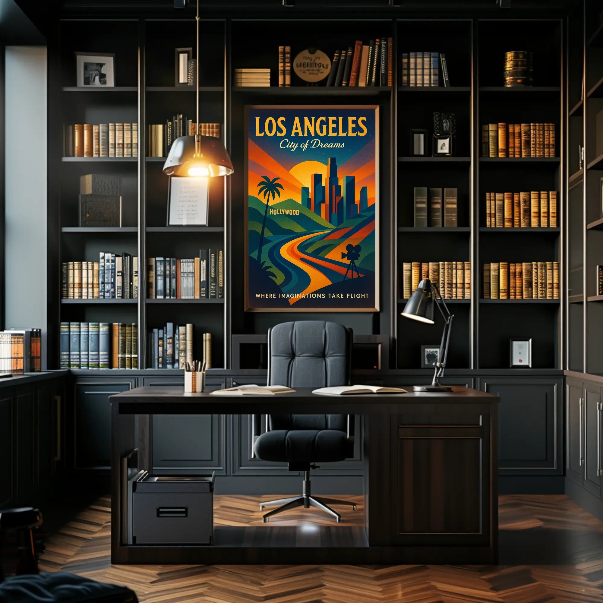 Los Angeles City of Dreams Poster PosterGoat