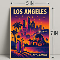 Los Angeles City of Dreams Poster PosterGoat