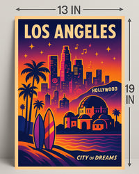 Los Angeles City of Dreams Poster PosterGoat