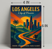 Los Angeles City of Dreams Poster PosterGoat