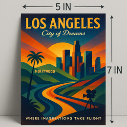 Los Angeles City of Dreams Poster PosterGoat
