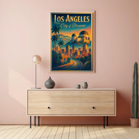 Los Angeles City of Dreams Poster PosterGoat