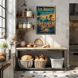 Los Angeles City of Dreams Poster PosterGoat