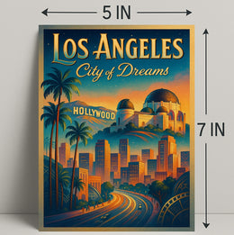 Los Angeles City of Dreams Poster PosterGoat
