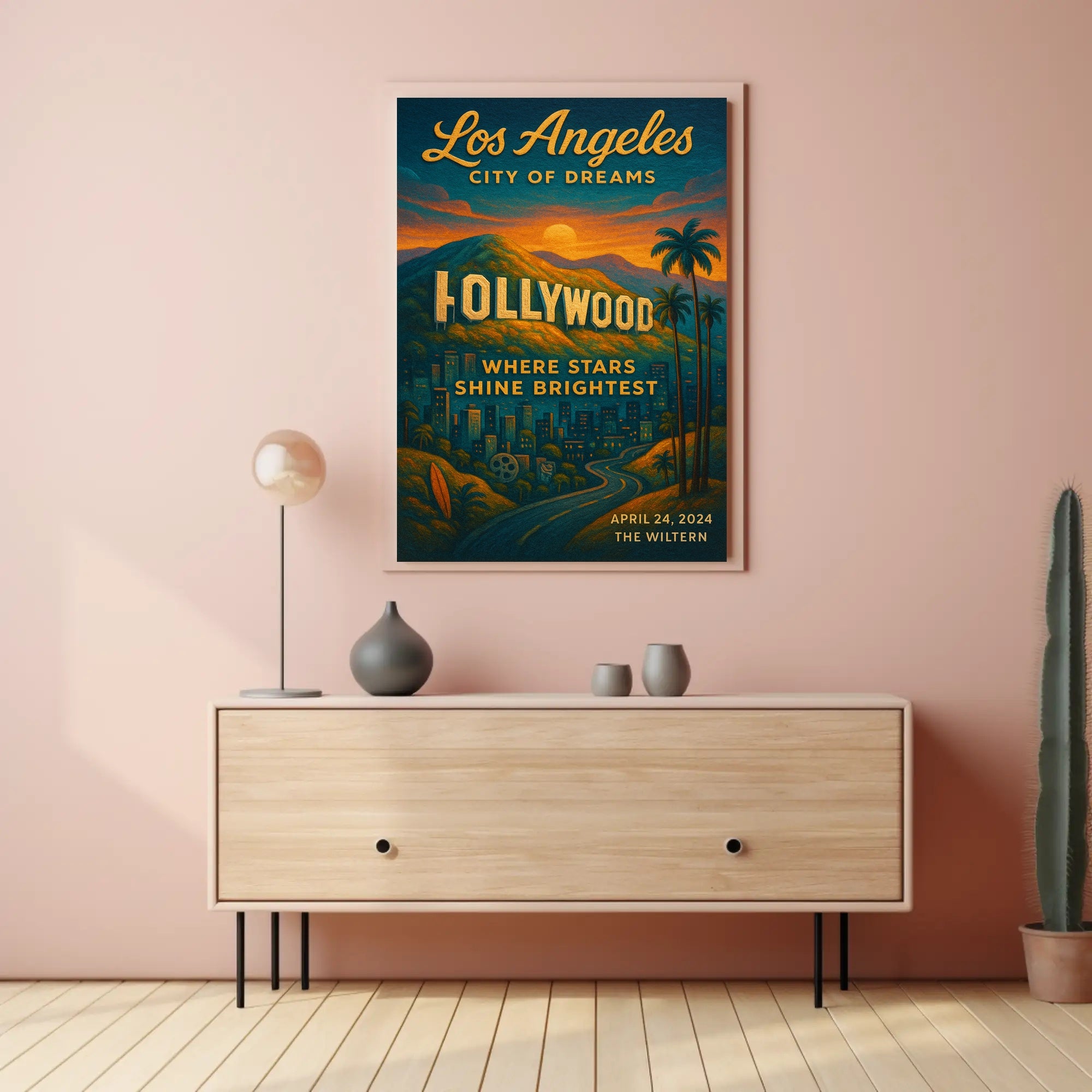 Los Angeles City of Dreams Poster PosterGoat