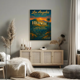 Los Angeles City of Dreams Poster PosterGoat