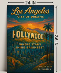 Los Angeles City of Dreams Poster PosterGoat