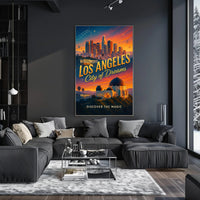 Los Angeles City of Dreams Wall Art Print PosterGoat