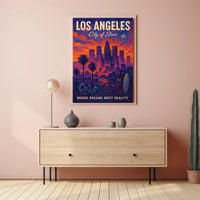 Los Angeles City of Stars Poster PosterGoat