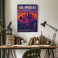 Los Angeles City of Stars Poster PosterGoat