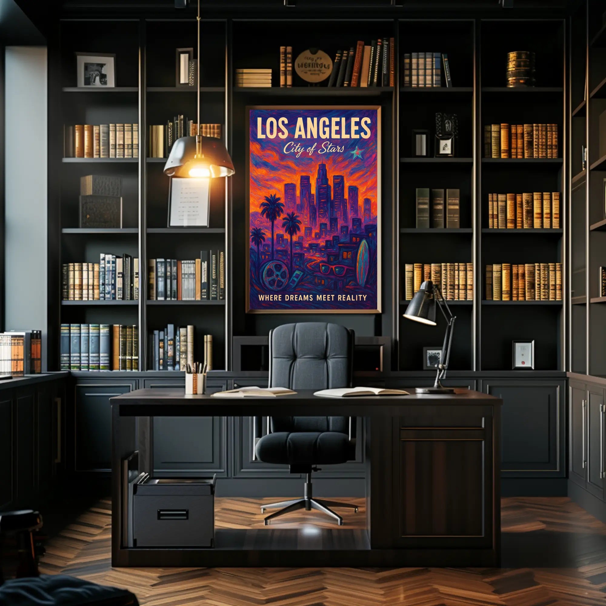 Los Angeles City of Stars Poster PosterGoat