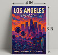 Los Angeles City of Stars Poster PosterGoat