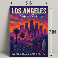 Los Angeles City of Stars Poster PosterGoat