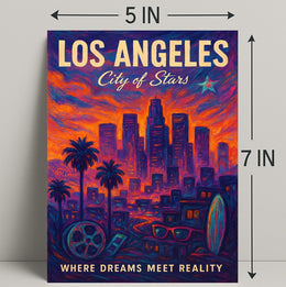 Los Angeles City of Stars Poster PosterGoat