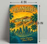 Los Angeles The City of Angels Poster PosterGoat