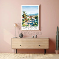 Luang Prabang Scenic Town Laos Travel Poster PosterGoat
