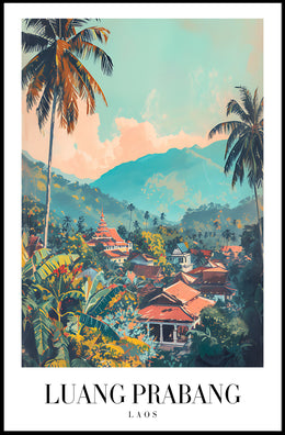 Luang Prabang Tranquility Travel Poster PosterGoat