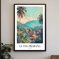 Luang Prabang Tranquility Travel Poster PosterGoat